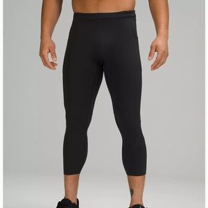 NWT Lululemon Surge Tight 22’ Size M. Black with Soul logo